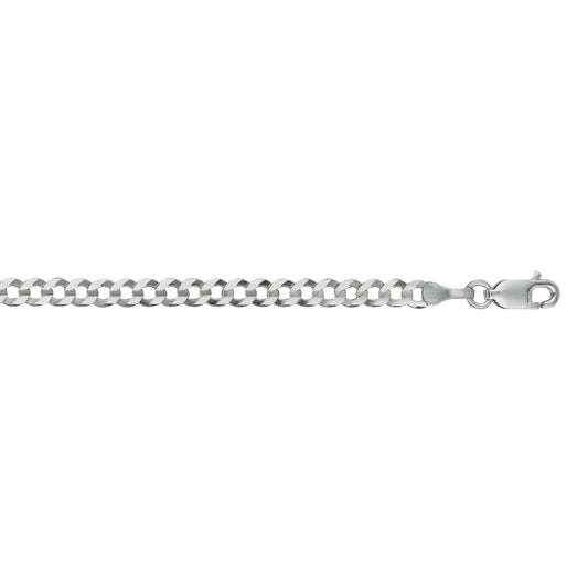 14K Gold 3.6mm Comfort Curb Chain