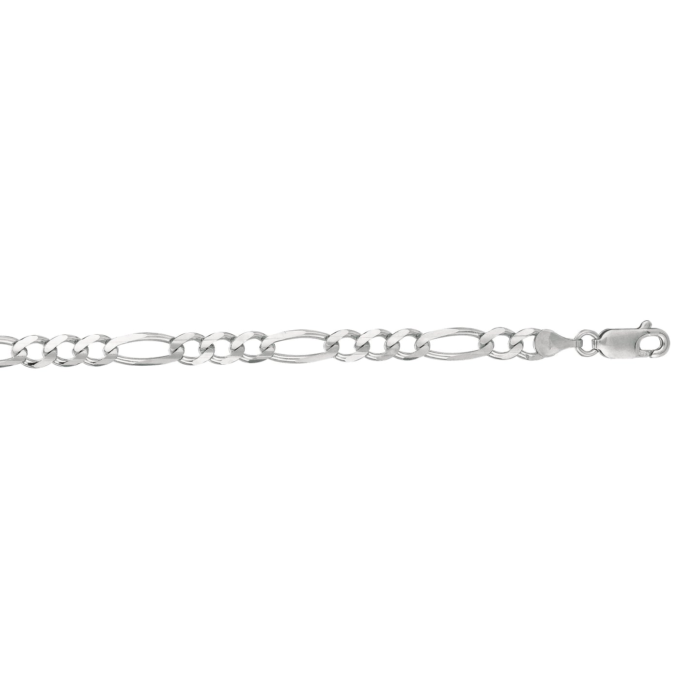 14K Gold 4.6mm Figaro Chain