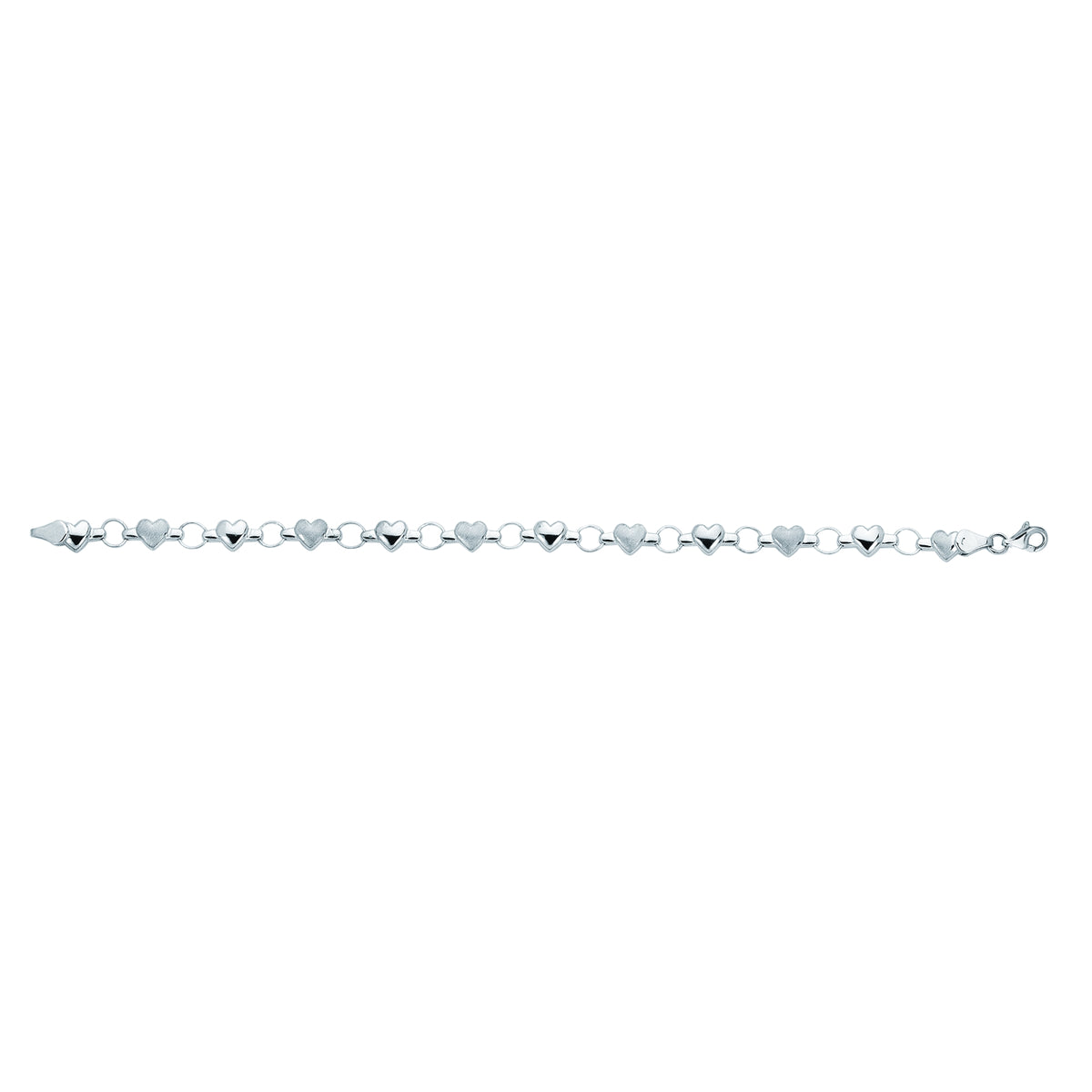 14K White Gold Bracelet