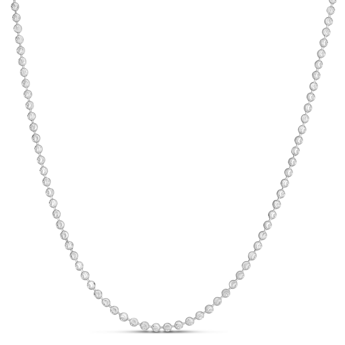 14K 2.5mm Moon Chain