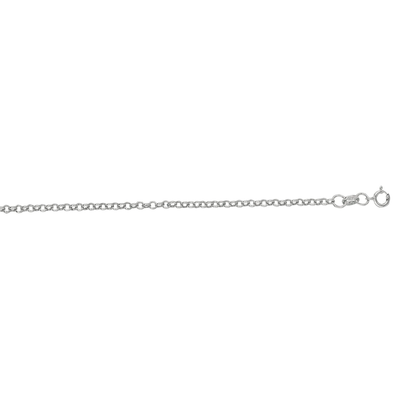 14K Gold 1.9mm Lite Rolo Chain