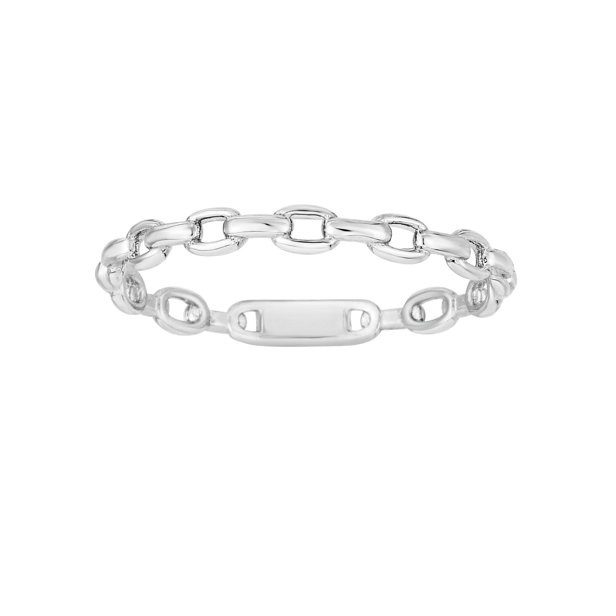 14K White Gold Ring