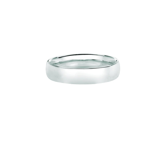 Wedding Band in 14K White Gold — 5mm