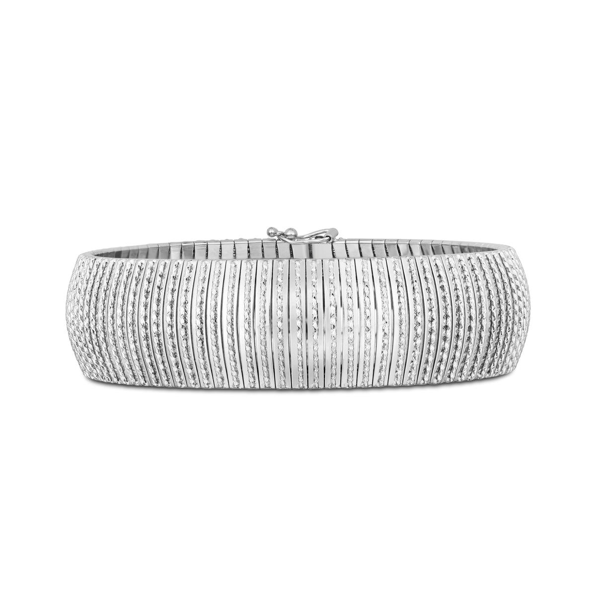 14K White Gold Bracelet